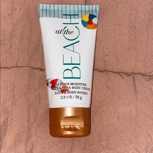 At the beach travel size body cream NWOT